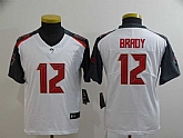 Youth Buccaneers 12 Tom Brady White Vapor Untouchable Limited Jersey,baseball caps,new era cap wholesale,wholesale hats